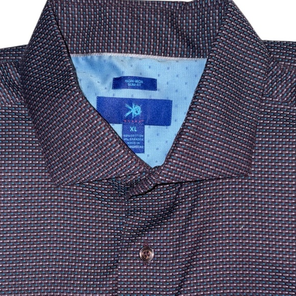 Egara Button Down Shirt Long Sleeve Cotton Slim Fit Non Iron Size XL - Picture 1 of 7
